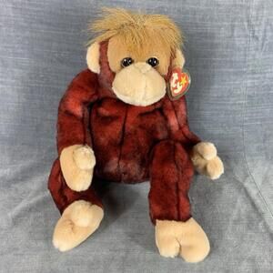Ty Beanie Buddies Schweetheart Orangutan 1999 Pre-owned with Tags 14” EUC